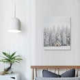 thumbnail image 3 of Nawypu  Winter Snowy Forest Prints Snow Covered Pine Trees Prints Posters Wall Art Canvas Painting for Artwork Bedroom Home Christmas Decor 16x20, 3 of 4
