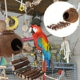 thumbnail image 4 of Coconut Hideout for Hermit Crab Habitat Coco Hut with Ladder 1 Set, 4 of 7