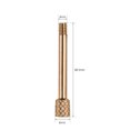 thumbnail image 2 of Puente de trémolo para guitarra eléctrica con tornillos de bloqueo de cuerdas, 6 piezas en latón dorado, sin bloque de inserción, resistente y anticorrosivo., 2 of 6