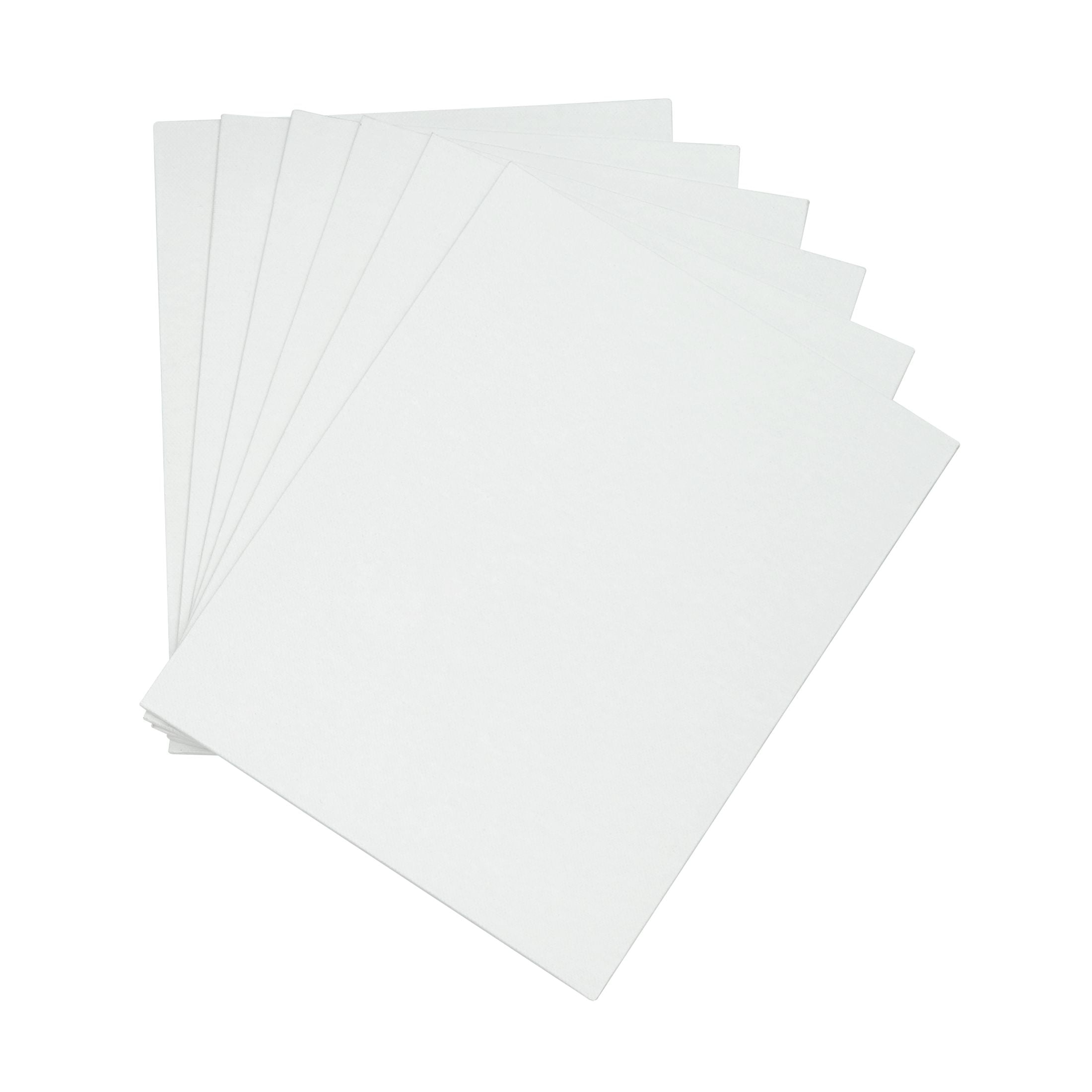 Brand - Solimo Cotton Canvas Boards for Painting (8x10, 6x8, 6x6  Combo Pack of 9,White) Rs. 419 