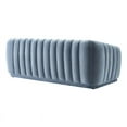 thumbnail image 5 of Posh Living NSA190-02TL-UE Bellarose Sofa with Channel Tufted Arms & Back&#44; Teal Velvet, 5 of 10