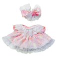 thumbnail image 1 of 2x vestidos de muñecos de peluche, disfraces educativos, decoración práctica, accesorios de modelo, haz tus propias muñecas, ropa para muñecas de 38cm Rosa, 1 of 8