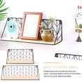 thumbnail image 2 of 2pcs Floating Shelves Wall Mounted Storage Rack Wall Hanging Display Shelves, 2 of 7