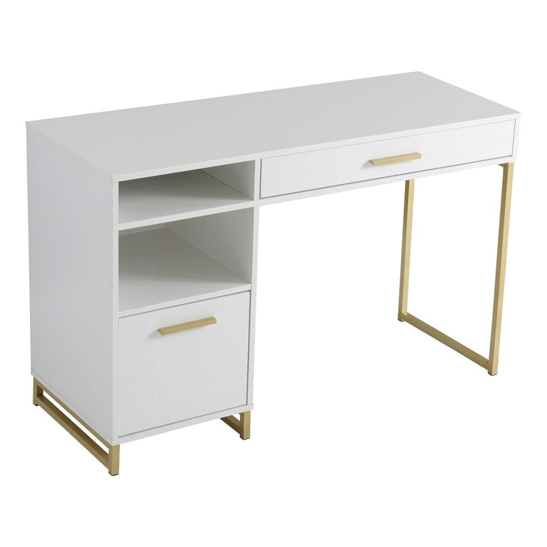 Wood and metal desk walmart deals