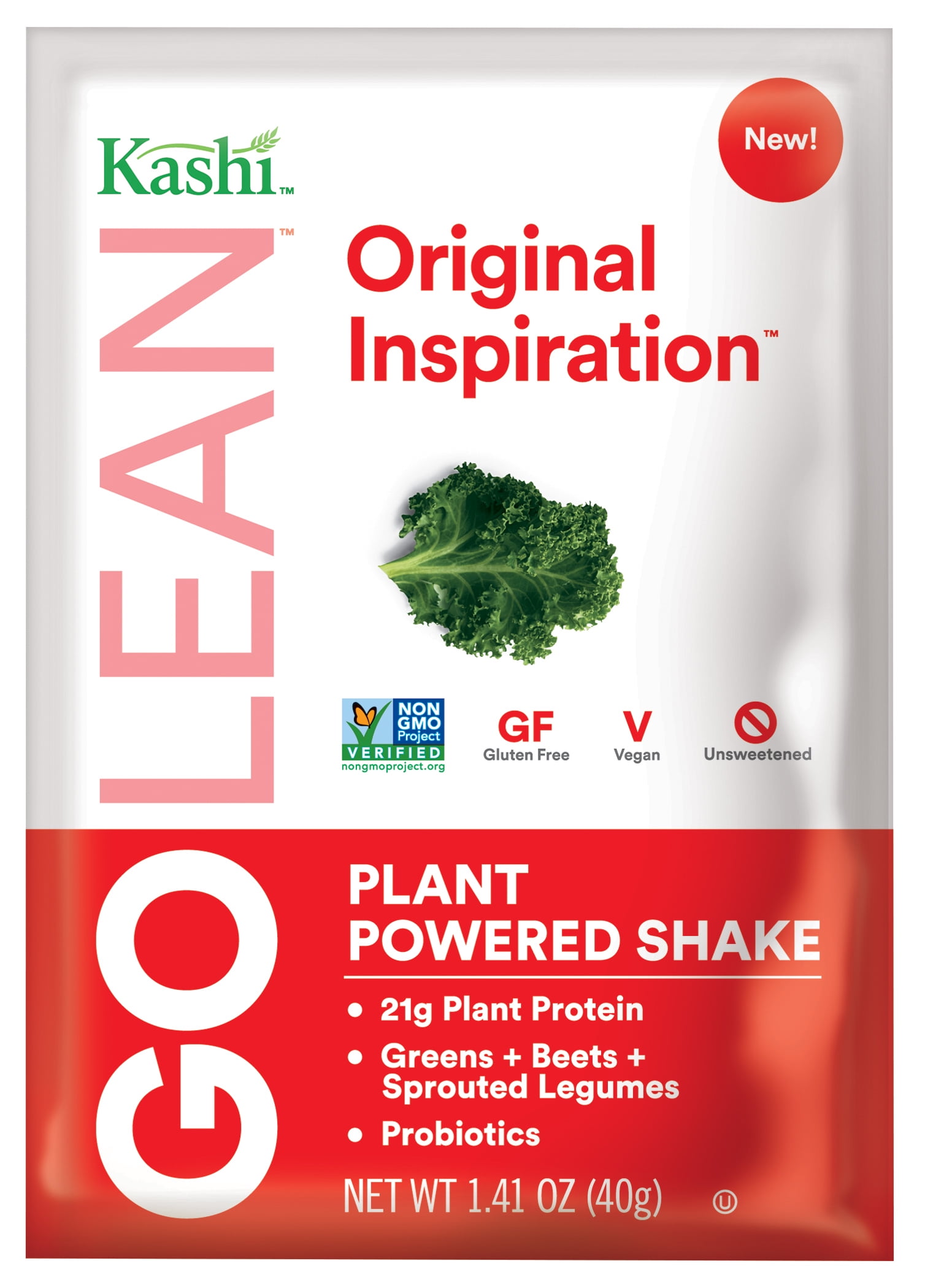 Kashi Go Lean Original Inspiration Plant Power Shake Mix Single Serve 1