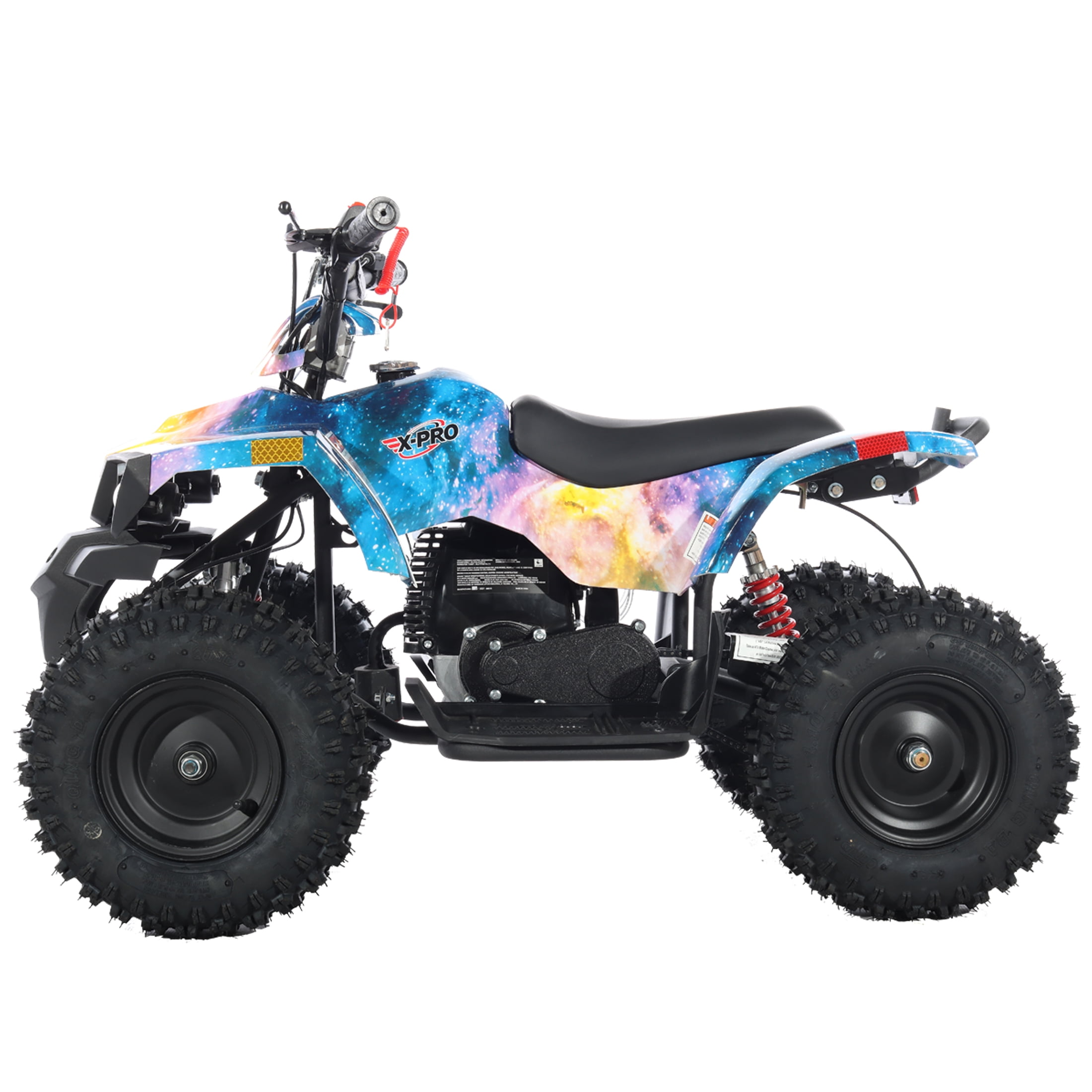 X-Pro Brand New Bolt 40cc Mini Gas ATV for Kids with 4 Stroke Pull Start, Disc Brake 6" Tires