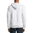 thumbnail image 2 of Hanes Men's and Big Men's Ecosmart Fleece Full Zip Hooded Jacket, up to Size 3XL, 2 of 6