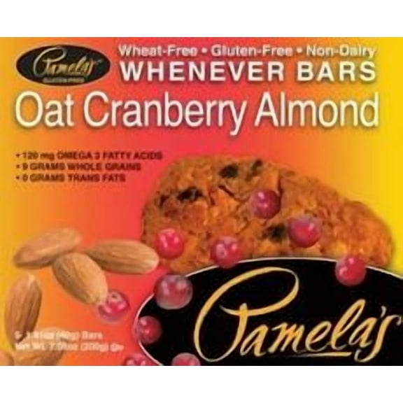 Pamela's Oat Cranberry Almond Bars (6x5 Ct)