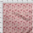 thumbnail image 3 of oneOone Polyester Spandex Light Pink Fabric Florals Sewing Material Print Fabric By The Yard 56 Inch Wide, 3 of 4