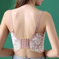 thumbnail image 6 of Penkiiy Women Bras Fashion Woman's Lace Beauty Back Solid Strap Wrap Plus Size Bra Underwear Pink Bras, 6 of 9