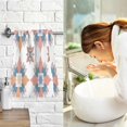 thumbnail image 7 of Yayeee 2 Pack Hand Towels for Bathroom 100% Cotton 16" x 28" Soft Absorbent Kitchen Towel, Blue Abstract Pattern, 7 of 7