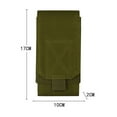 thumbnail image 3 of Yucurem Outdoor Small Waist Bag Pack, EDC Utility Pouch Bag, Waist Bag with Cellphone Holster (Green), 3 of 7