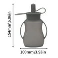 thumbnail image 6 of ZenCart Silicone Food Bags for Toddlers Fruit Puree Squeeze Bag Reusable Food Pouches BPA Free Homemade Puree Storage Pouch with Straw Handles, 6 of 8