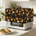 thumbnail image 2 of TSOVTHRID Pumpkin Maple Leaf Black Print Microwave Oven Grill Cover Protector Oil-Proof Microwave Oven Dust Cover with Handle Case Protections for Toaster Oven Fall Decor, 18.25"W x 14.5"D x 11"H, S, 2 of 7