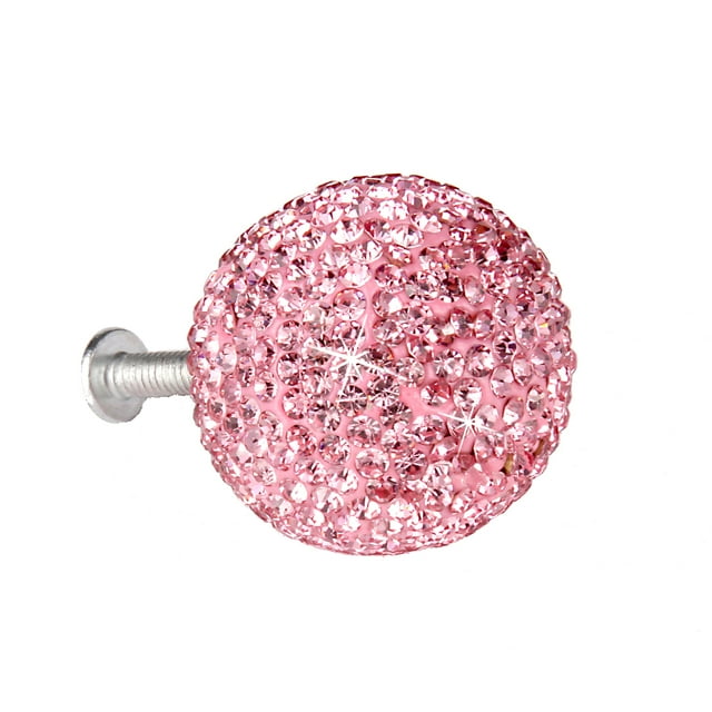Mistaha Bling Crystal Ball-shaped Pulls Handle Rhinestone Diamond Handles for Cabinet Drawer Wardrobe