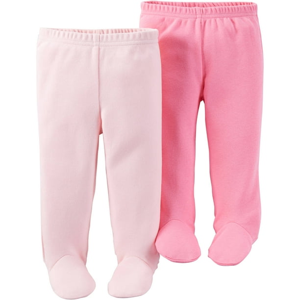 Download Child of Mine by Carter's - Newborn Baby Girl Footed Pants ...