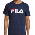 thumbnail image 2 of FILA Mens Navy Logo Graphic Short Sleeve Classic Fit T-Shirt M, 2 of 11