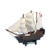 Mayflower 7" - Wooden Model Tall Ship - Tall Ship Model - Nautical Gift - Wooden Tall Ship Model - Vintage Model Ship - Historic Model Ship