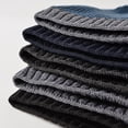 thumbnail image 2 of Gorro de punto para hombre, de dos colores, con borde recto, para actividades al aire libre, combinable, a la moda, cálido, 2 of 6