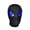 Black B, variant on Funny Superhero Hood Mask, Breathable Red Webbed Full Face Cover for Adult Costume Parties & Daily Cosplay Fun (Red & Blue Dual Lights + Remote Control + Charging Cable + Gift Box)