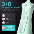 thumbnail image 4 of COSLUS CX30 Water Dental Flosser Pick for Teeth,DIY Mode,300ML,IPX7 Waterproof,Portable,Rechargeable,for Home Travel-Green, 4 of 9