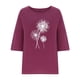 thumbnail image 4 of Fiudx Ofertas Relámpago Camiseta Informal de Manga Corta con Cuello Redondo y Estampado para Mujer a La Moda, 4 of 4
