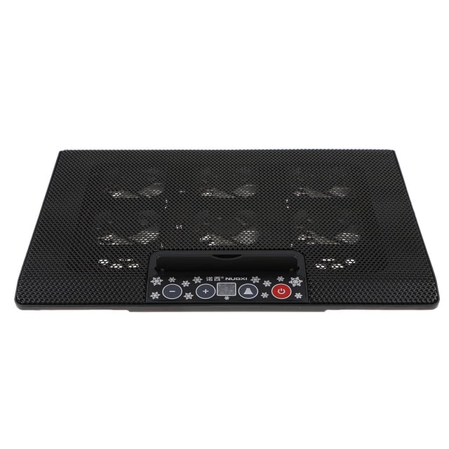 Computadora Portátil con Almohadil de Enfriamiento USB Dual con 3 Ventidores Silenciosos para Computadoras Portátiles 17 '' Diseño de Seis V Baoblaze Almohadilla de enfriamiento del ordenador portátil del ABS