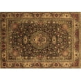 thumbnail image 1 of Ahgly Company Indoor Rectangle Medallion Brown Traditional Area Rugs, 2' x 5', 1 of 4