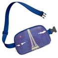 thumbnail image 3 of Crossbody Belt Bag Eiffel Tower Fashion Belt Bag Small Cross Body Bags for Women Casual Waist Packs with Adjustable Strap Waterproof Belt Bag for Workout Running Travelling, 3 of 7