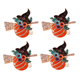 thumbnail image 1 of 4 Piezas de Anillos de Servilleta de Halloween, Porta Servilletas de de Calabaza, Hebillas de Servilleta, Suministros para Fiestas de Halloween, Decoraciones de Mesa, 1 of 5