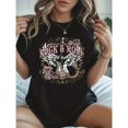 thumbnail image 4 of 【New style】Festival-Themed Women'S Round-Neck Spring And Summer T-Shirt Featuring a Casual Design with a ROCK and ROLL Electric, 4 of 7