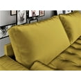 thumbnail image 5 of US Pride Furniture Mac Velvet Loveseat, Goldenrod, 5 of 5