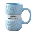 thumbnail image 3 of Cups, Knit Happens Mug Funny Knitting Mug Yarn Ball Ceramic Cup For Knitters Gift For Crocheters Lovers, 3 of 9
