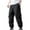 Black, variant on Men Pants Man Style Trend Outdoors Diddle-waisted Foot Binding Wear-resisting Overalls Leisure Sports Pants Sweatpants for Men