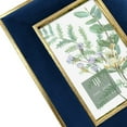 thumbnail image 5 of Isaac Jacobs 4x6 Navy Velvet Picture Frame with Metallic Gold Double Border, Photo Frame, Horizontal & Vertical, Made for Tabletop & Wall Display, 5 of 5