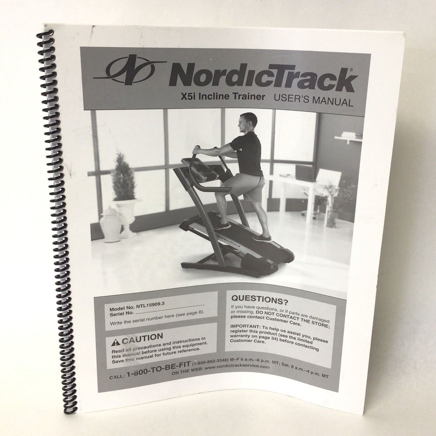 Nordictrack parts and manuals sales