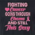 thumbnail image 5 of Wild Bobby, Fighting Cancer And Still Sexy, Breast Cancer Awareness, Men Premium Tri Blend Tee, True Black, Small, 5 of 5