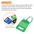 thumbnail image 4 of Uxcell 50pcs Marker Cable Zip Ties, 9.8 Inch Self-Locking Nylon Label Tags Zip Tie Wraps Ties Wire, Green, 4 of 7