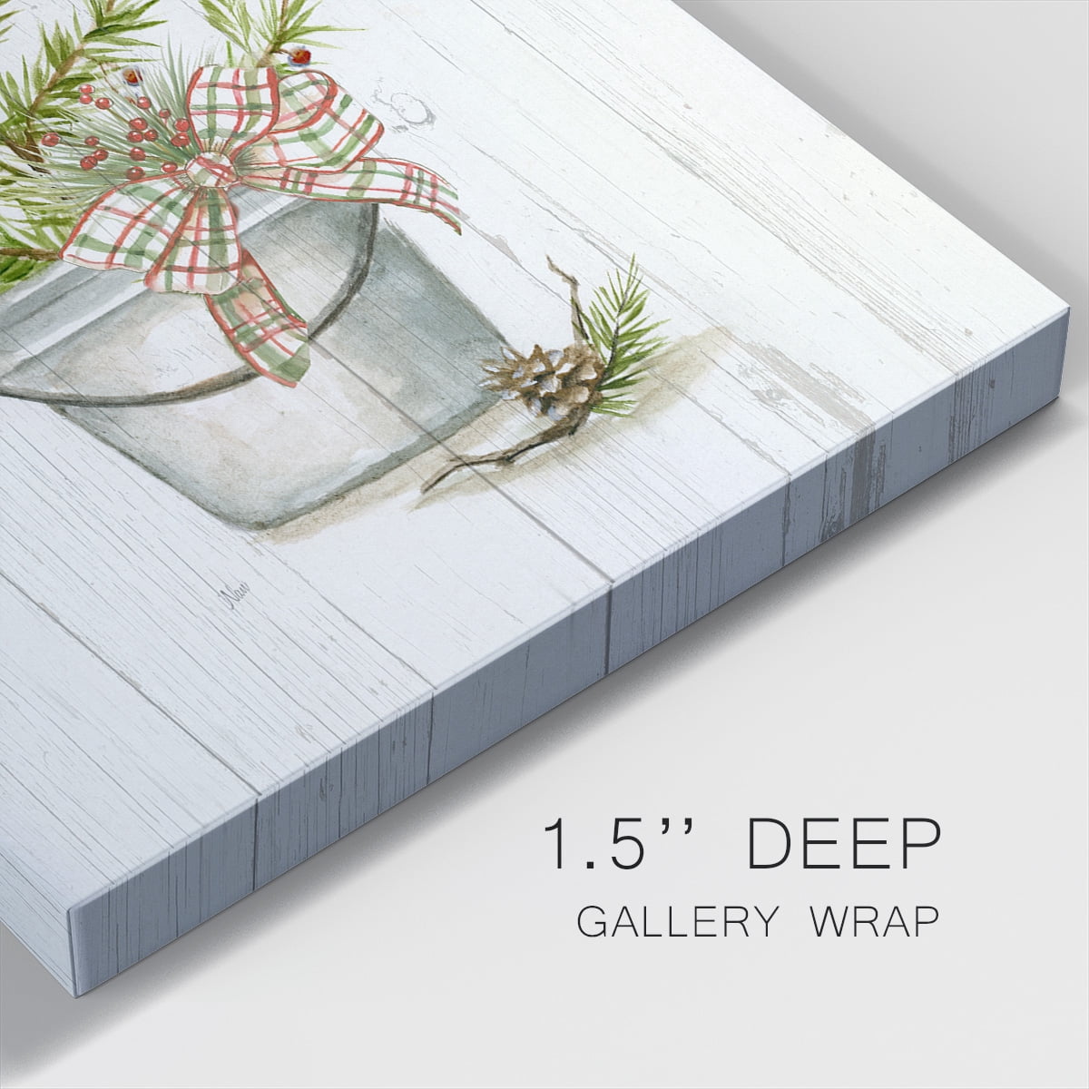 Winter Pine I- Gallery Wrapped Canvas