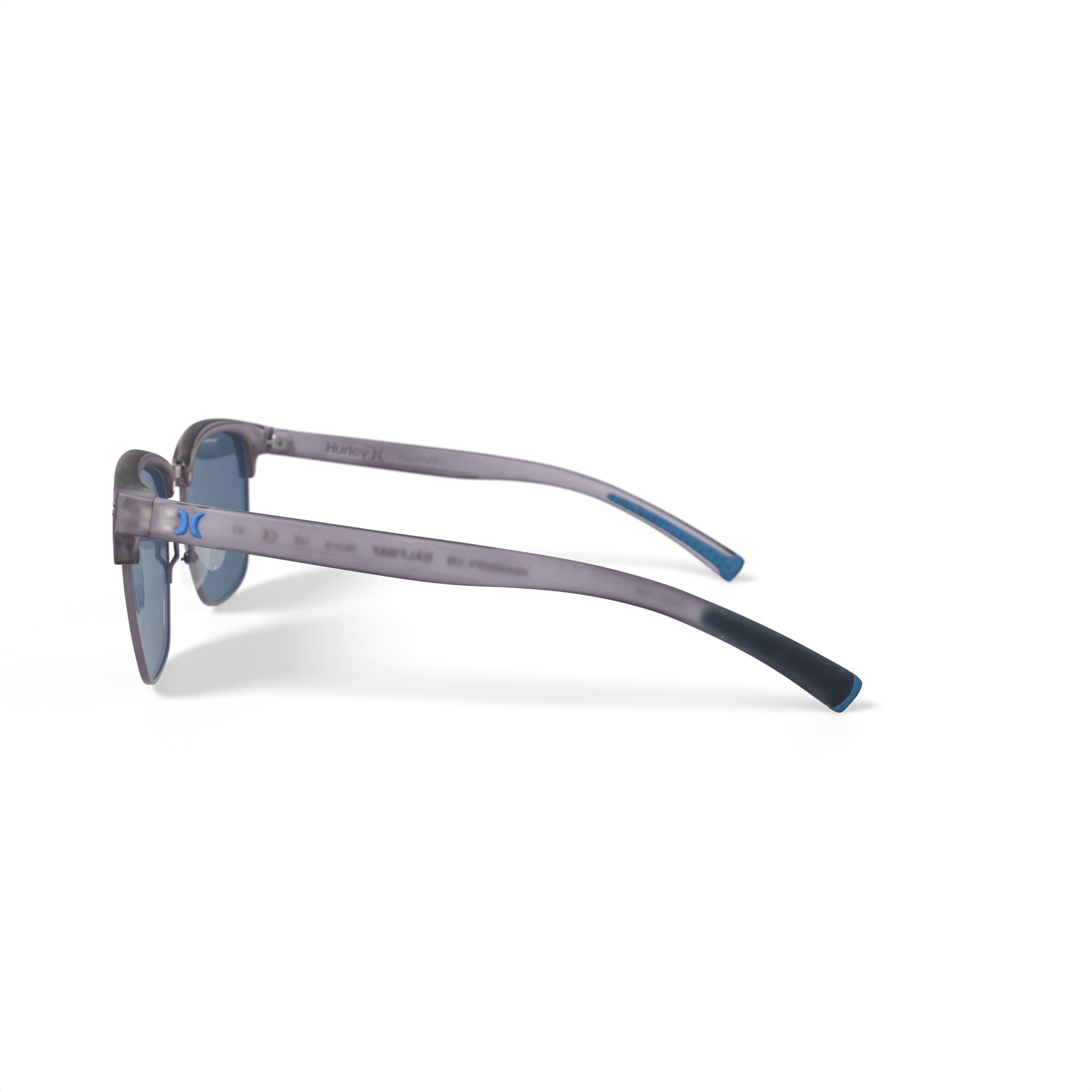 Hurley Men's Rx'able Sport Polarized Sunglasses, HSM4005PXWM Halfway, Gray, 56-19-140, with Case