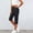 Black women capri pants with pockets a1, variant on High Waisted Capri Pants for Women with Pockets Solid Casual Everyday Regular Fit Capri Trousers Workout Lounge, Gray L