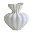 thumbnail image 3 of GROWTH TANK Ceramic Flower Vase Creative Gift Decorative Vase for Fireplace Shelf Office 25 x25 cm, 3 of 9
