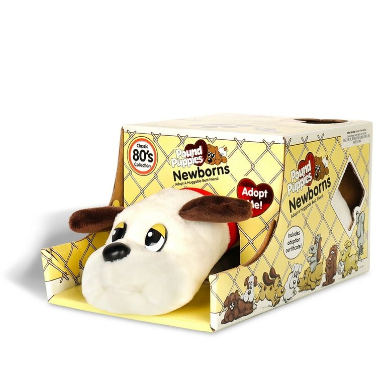 Pound Puppies Newborns Wave 1 White with Brown Spots