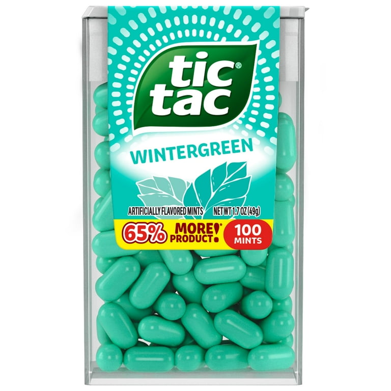 Tic Tac Wintergreen, On-the-Go Breath Mints, Pocket-Sized Mints
