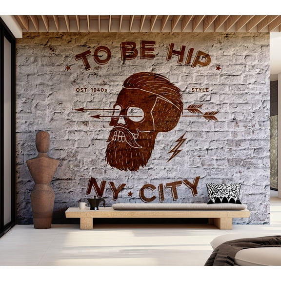 Street Art Wallpaper Wall Mural - To Be Hip
