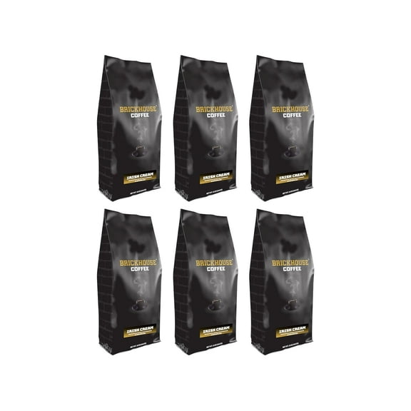 Brickhouse Coffee, Ground Coffee, 6/12oz bags (Irish Cream)