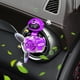 thumbnail image 5 of Perfume para coche, fragancias para coche, aire acondicionado, ventilador de música, decoración interior de alta gama, altura ajustable, marco de metal, para conductores que viajan, 5 of 9