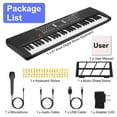 61 Keys Electric Digital Piano Music Keyboard, Kid Learning Keyboard