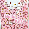 thumbnail image 4 of Toalla de baño para niños con dibujos animados, suave, de algodón, resistente a los colores, con estampado de leopardo rosa, 120 x 59 cm., 4 of 5