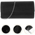 thumbnail image 5 of Decorative Clutch Bag Evening Bag Women Purse Lady Handbag for Party with Chain Strap, 5 of 6